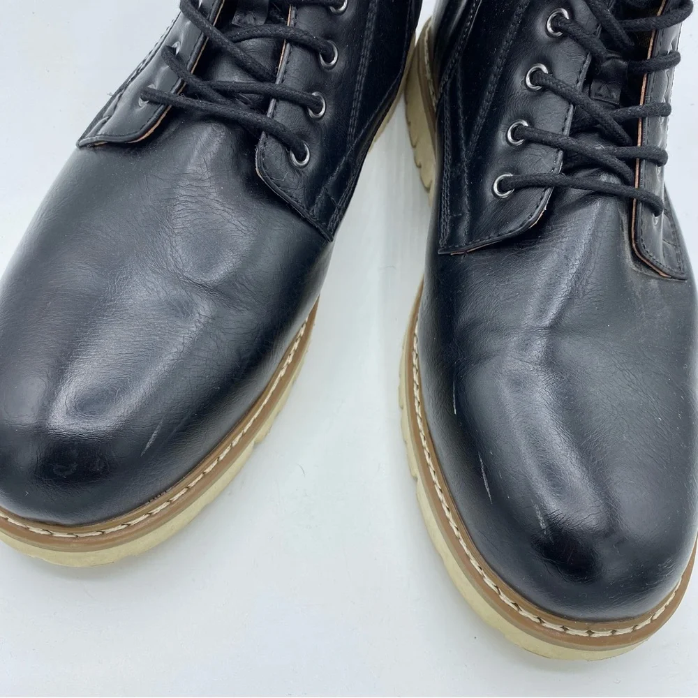 Steve Madden Men's Broome Chukka Boot, Black size 12 fall‎ winter normcore